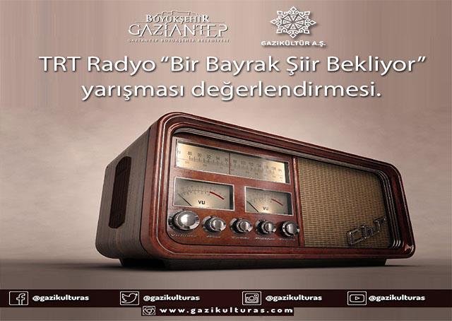 TRT GAP Diyarbakır radyosu  "Bir bayrak şiir bekliyor" yarışması sonucunu değerlendirmesi.